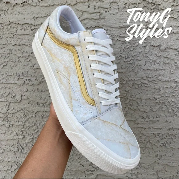 ✨NEW✨ VANS OLD SKOOL “GOLD MARBLE” (CUSTOM)